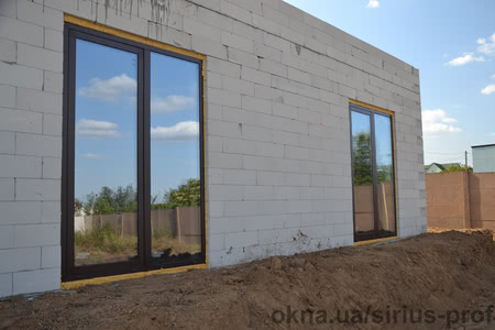 Теплі алюмінієві вікна та двері в Запоріжжі